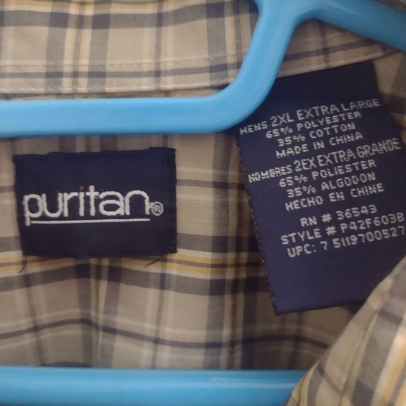 Men's  Puritan button down size 2XL Extra large - Picture 7 of 7